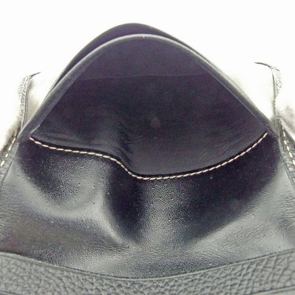 20%OFF Dunhill Card Case Logo Plate Leather Authentic USED - Picture 5 of 7